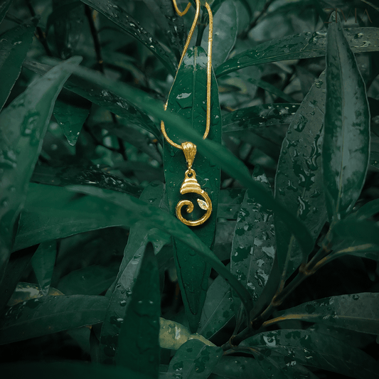 Women Minimalistic Ganesha Pendant with chain