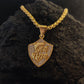 Zivia Elegant Jay Shree Ram Pendant and Chain with gold plated