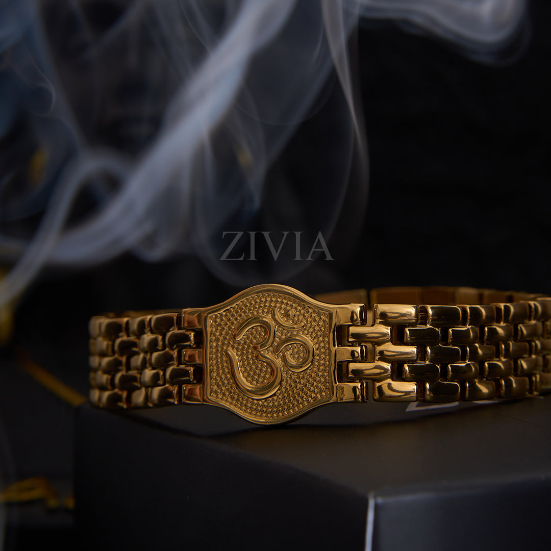Mini Be Grounded Triple Gold Bracelet – Bead Mindful Gems